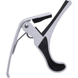 CAPOTRASTE PARA VIOLAO EM ALUMÍNIO - PRATA - CPT10