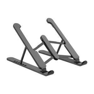 SUPORTE PARA NOTEBOOK DE ATÉ 15" DOBRÁVEL E COM 6 REGULAGENS PRETO - SN150