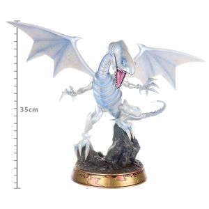FIGURE YU-GI-OH! - DRAGAO BRANCO DE OLHOS AZUIS - NA COR BRANCA