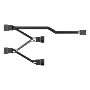 CABO ADAPTADOR SPLITTER PARA FANS PWM 1 ENTRADA 4 SAIDAS PCYES - SPTPWM4PCY