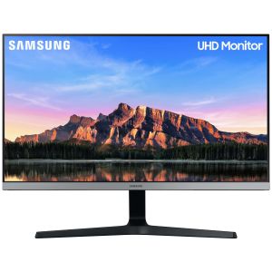 MONITOR SAMSUNG UHD 28" 4K, HDMI, DISPLAY PORT, FREESYNC, PRETO, SÉRIE UR550 - LU28R550UQLMZD