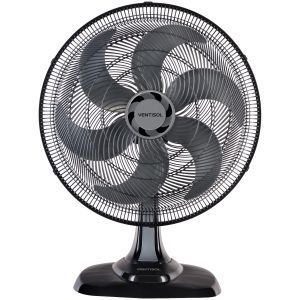 VENTILADOR OSC MESA TURBO 6 50CM 6 PÁS - 127V -  PRETO/PRATA