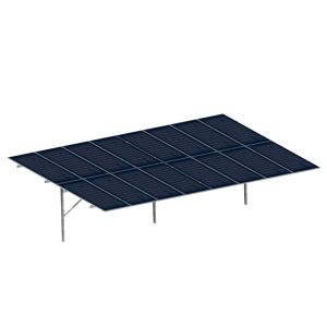 KIT ESTRUTURA SOLO SL001 16 PAINEIS 40-45 MONOPOSTE PERFIL 2,75M HR3 SSM