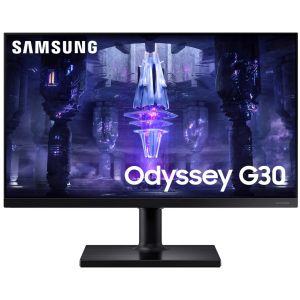 MONITOR SAMSUNG GAMER ODYSSEY G30 24" FHD 144HZ 1MS FREESYNC HDMI DP AJUSTE ALTURA PIVOT INCLINAÇAO  - LS24BG300ELMZD