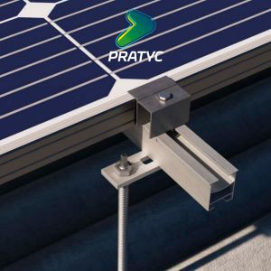 KIT ESTRUTURA 2P FIBROCIMENTO MADEIRA PRATYC TRILHO 2 X 2.40M