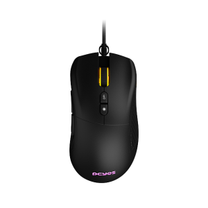 MOUSE GAMER PCYES GAIUS - 12400 DPI - RGB - 6 BOTÕES - PMGGBV