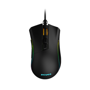 MOUSE GAMER PCYES VALUS - 12400 DPI - RGB - 8 BOTÕES - PMGVLBV