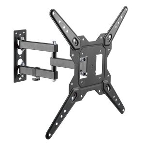 SUPORTE BIARTICULADO DE PAREDE PARA TVS DE 23-55" ATÉ 30KG COM INCLINAÇÃO - STA-2355