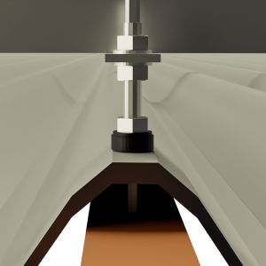 ESTRUTURA ROMAGNOLE 4P FIBROCIMENTO MADEIRA LITE 4800MM (RS-223) ( SEM PERFIL )
