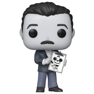 POP! WALT DISNEY COM DESENHO - TONS DE CINZA - DISNEY 100 ANOS #74