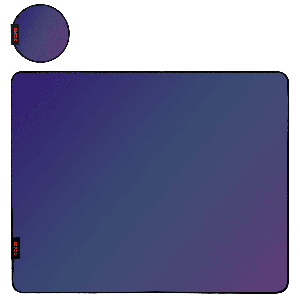 MOUSE PAD GAMER PCYES OBSIDIAN G4D PURPLE 500X400MM - TECIDO COM INFUSÃO DE VIDRO - PEMPG4D