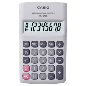 CALCULADORA DE BOLSO 8 DIGITOS BRANCA - HL-815L-WE