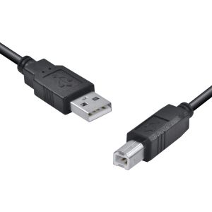 CABO USB PARA IMPRESSORA A MACHO X B MACHO 2.0 - 3M (10 UNIDADES) - UAMBM-3