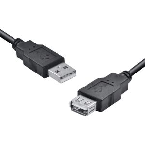 CABO USB A MACHO 2.0 X USB A FEMEA 1.8M (10 UNIDADES) - UAMAF-18