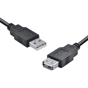 CABO USB A MACHO 2.0  X USB A FEMEA 2.0 3M (10 UNIDADES) - UAMAF-3
