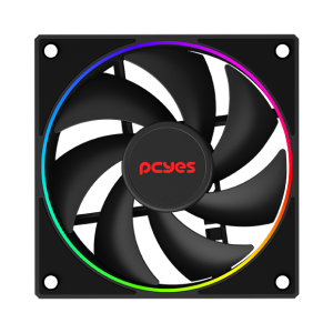 COOLER FAN PARA GABINETE VISION BLACK VULCAN 120MM PCYES - FVBV120