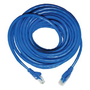PATCH CORD CCA CFTV CAT5 26AWG 10M AZUL