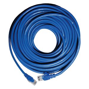 PATCH CORD CCA CFTV CAT5 26AWG 30M AZUL