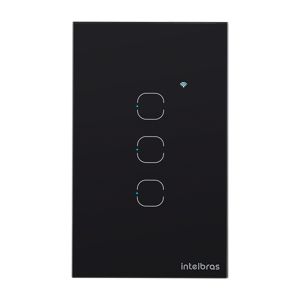INTERRUPTOR SMART WI-FI TOUCH 3 PRETO MIS 1003 4850056
