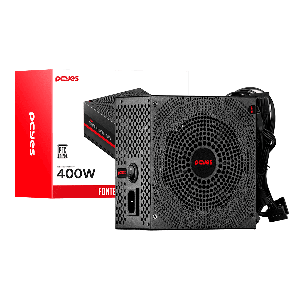 FONTE ATX PCYES ELECTRA 400W PFC ATIVO - ELEC400W