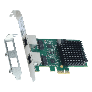 PLACA DE REDE 2.5G DUAL PORT RJ45 PCI-E X1 PCYES LC2500-2P