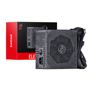 FONTE GAMER PCYES ELECTRO V2 550W BLACK VULCAN 80 PLUS BRONZE - ELECV2PTO550W