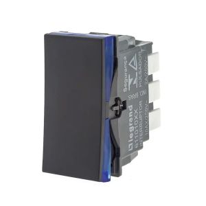 INTERRUPTOR PARALE 10A 250V B.AUTOMATICO 1M PRETA 611011PT