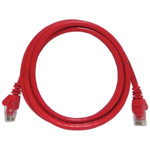 PATCH CORD CCA CFTV CAT6 26AWG 2.5M VERMELHO