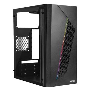 GABINETE GAMER VINIK BEAM PRETO LATERAL ACRILICO - GGBACBK