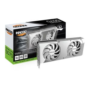 GPU INNO3D GEFORCE RTX 5070 TWIN X2 OC WHITE 12GB 192BITS GDDR7 N50702-12D7X-195064W