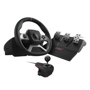 VOLANTE PCYES W270 PARA PC, XBOX E PLAYSTATION, FORCE FEEDBACK, PEDAIS E CÂMBIO - W270
