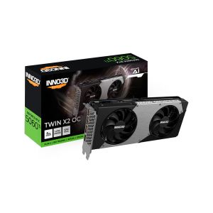 GPU INNO3D GEFORCE RTX 5060 TI 8GB 128BITS GDDR7 TWIN X2 OC N506T2-08D7X-193075N