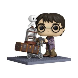 BONECO FUNKO POP! DELUXE HARRY POTTER EMPURRANDO CARRINHO