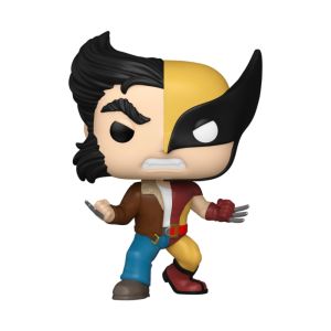 BONECO FUNKO POP! MARVEL SPLIT - LOGAN/WOLVERINE