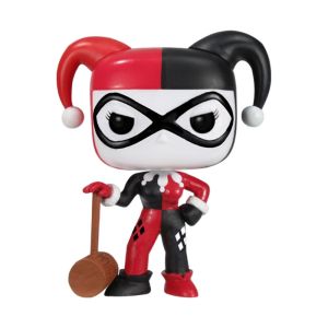 BONECO FUNKO POP! DC COMICS - ARLEQUINA COM MARTELO