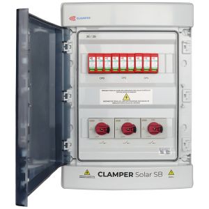 STRING BOX CLAMPER SOLAR SB 1000V 32A 3E/3S P24