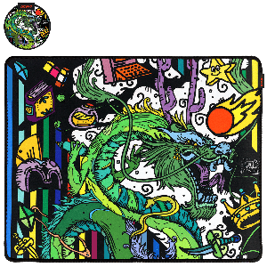 MOUSE PAD GAMER PCYES ANCIENT DRAGON MEDIUM - 500 X 400MM - PMA50X40