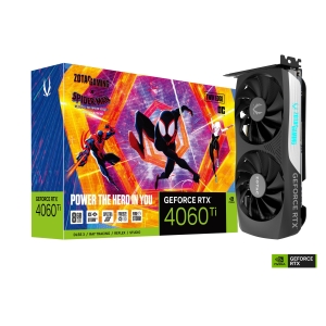 GPU ZOTAC GAMING GEFORCE RTX 4060TI 8GB GDDR6 128BIT TWIN EDGE OC SPIDER-MAN: ACROSS THE SPIDER-VERSE B ZT-D40610H-10SMP