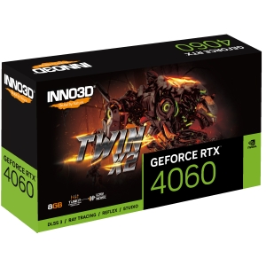 GPU INNO3D GEFORCE RTX 4060 TWIN X2 OC 8GB GDDR6 128-BIT N40602-08D6X-173051N