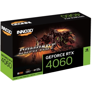 GPU INNO3D GEFORCE RTX 4060 TWIN X2 OC COMPACT 8GB GDDR6 128-BIT N40601-08D6-173050N