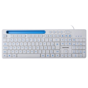 TECLADO MULTIMIDIA USB TC263 BRANCO