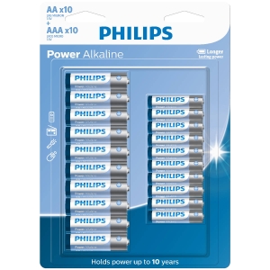 KIT PILHAS ALCALINA AAA + AA C/10 LR036P20BP/59