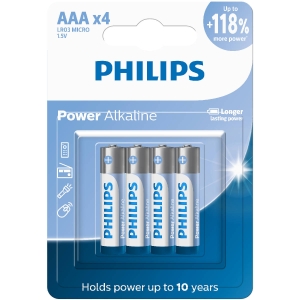 PILHAS ALCALINAS AAA C/4 LR03P4B/59