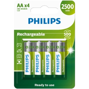 PILHA RECARREGAVEL AA 2500MAH C/4 R6B4RTU25/59