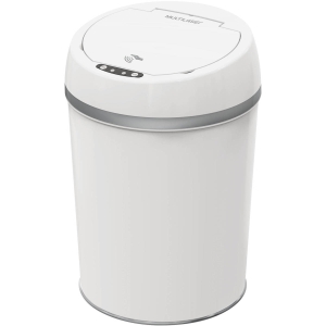 LIXEIRA AUTOMATICA COM SENSOR E TOUCH 9L EI079 BRANCA