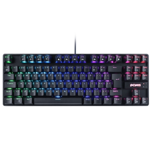 TECLADO GAMER MECANICO TKL NERON - SWITCH OUTEMU RED HOTSWAP - LED RGB - PCYES - PNOHRDRGB