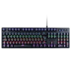 TECLADO GAMER MECANICO KRATZ - SWITCH OUTEMU RED HOTSWAP - LED RGB - PCYES - PKOHRDRGB