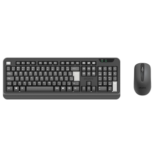 KIT TECLADO E MOUSE SEM FIO COMFORT ERGONOMICO - WIRELESS 2.4GHZ - PCOCWAB
