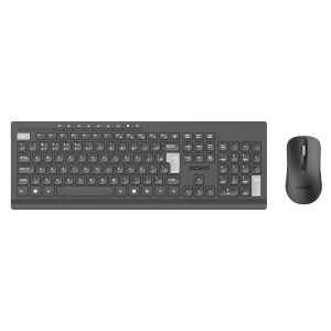 KIT TECLADO E MOUSE SEM FIO PCYES SOFT - WIRELESS 2.4GHZ - PCOSFWAB