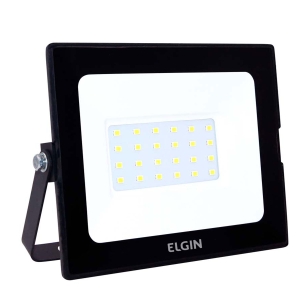 REFLETOR LED 30W 6500K PRETO BIVOLT